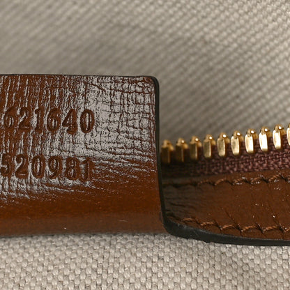 Gucci GG Supreme Monogram Azalea Calfskin Horsebit 1955 Duffle Bag Beige Ebony Brown Sugar 7 of 10