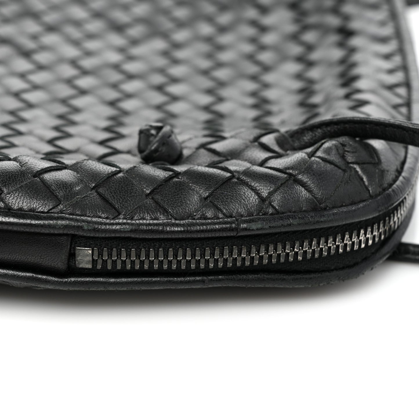 Nappa Intrecciato Nodini Bag Black