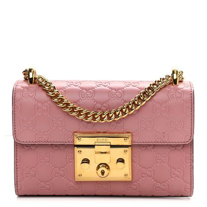 Gucci Guccissima Small Padlock Shoulder Bag Rose Baby Candy 1 of 10