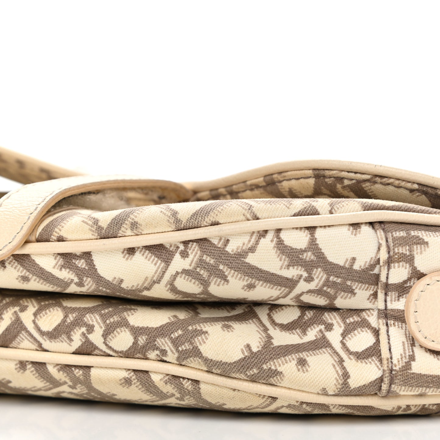 Monogram Vintage Flowers Saddle Bag Beige