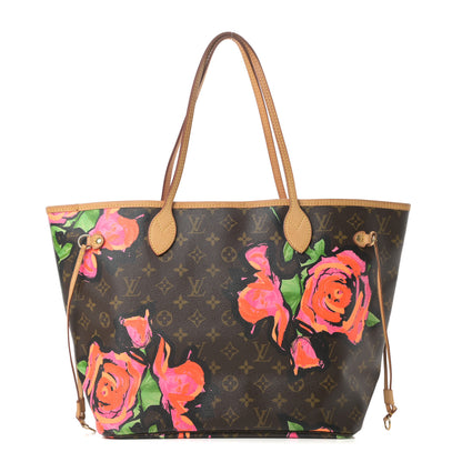 Louis Vuitton Monogram Roses Neverfull MM 1 of 15
