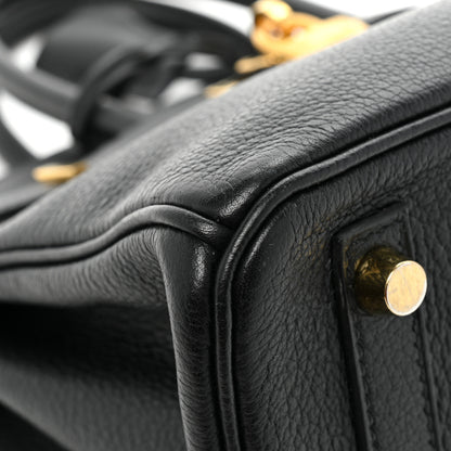 Hermes Togo Birkin 25 Black 11 of 15