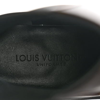 Louis Vuitton Calfskin Monogram Beaubourg Ankle Boots 39 Black 6 of 10