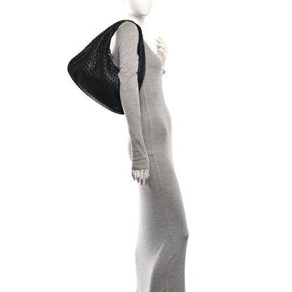 Bottega Veneta Nappa Intrecciato Medium Veneta Hobo Black 2 of 11