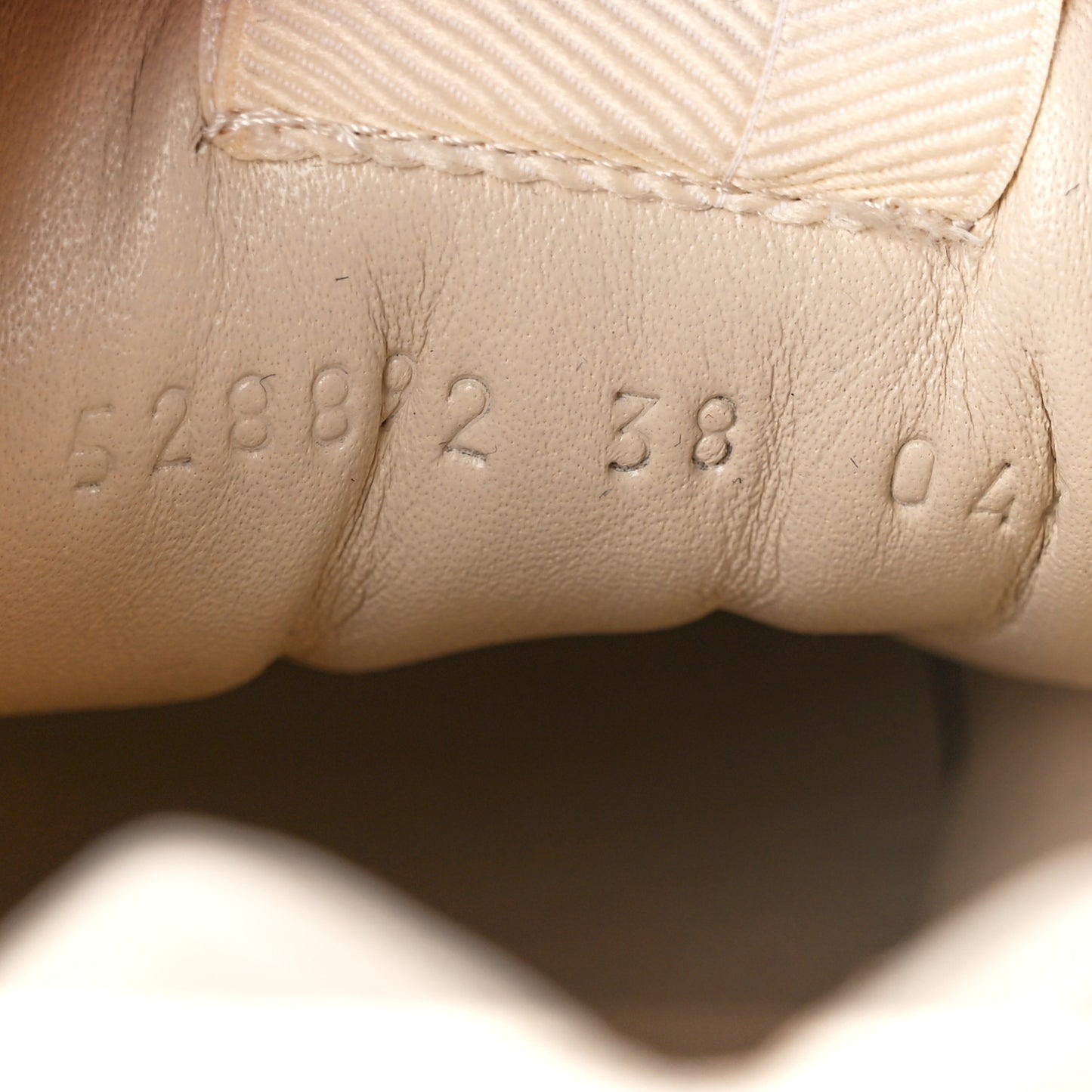 Calfskin Logo Womens Rhyton Sneakers 38 Ivory