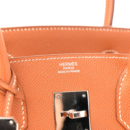 Hermes Epsom BIRKIN 30 Gold 6 of 14