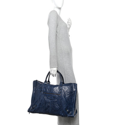 Balenciaga Agneau Classic Hardware Weekender Officier 2 of 11