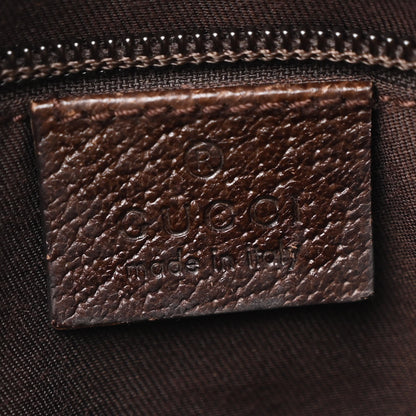 Gucci Monogram Web Small Flat Messenger Bag Brown 6 of 11