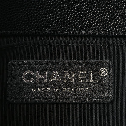 Chanel Caviar Quilted Medium Boy Flap Black 6 of 10