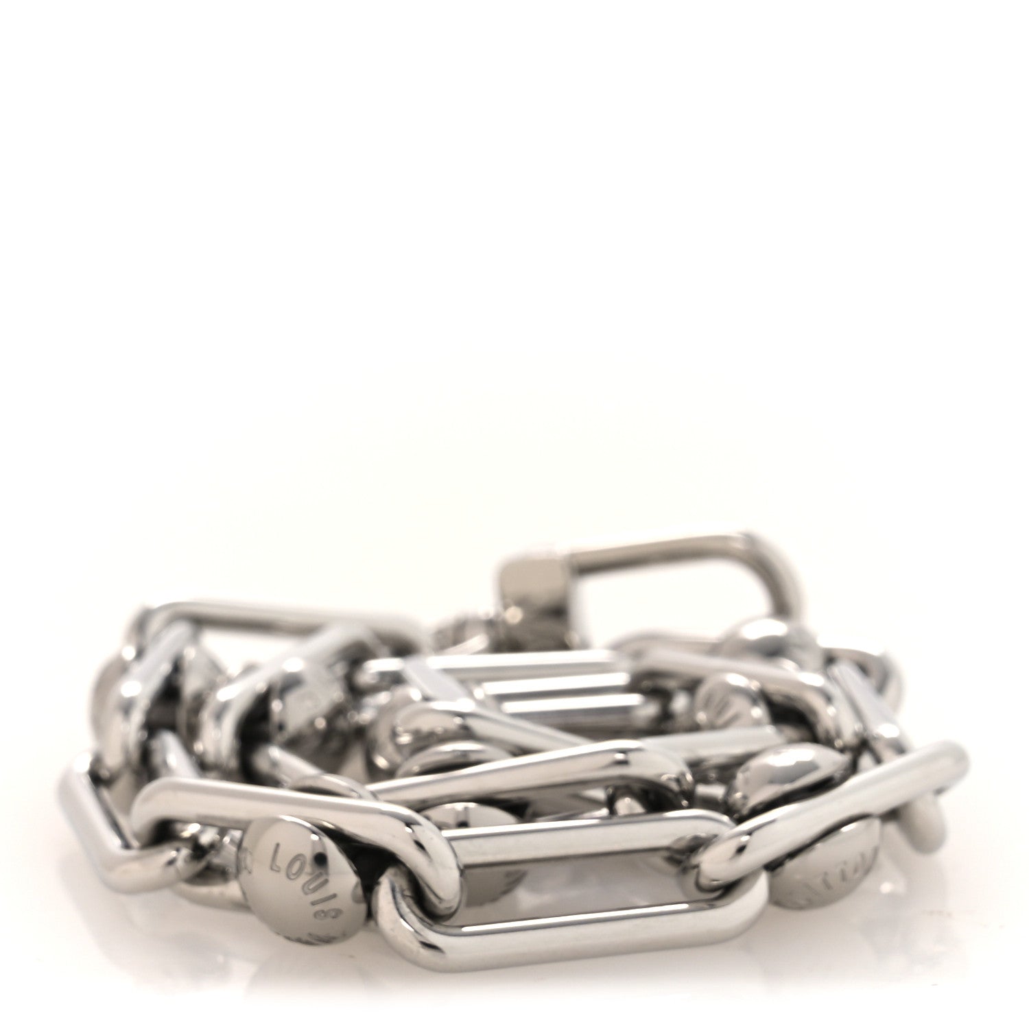 Louis Vuitton LV X TM Metal Pochette Accessories Chain Strap Silver 2 of 3