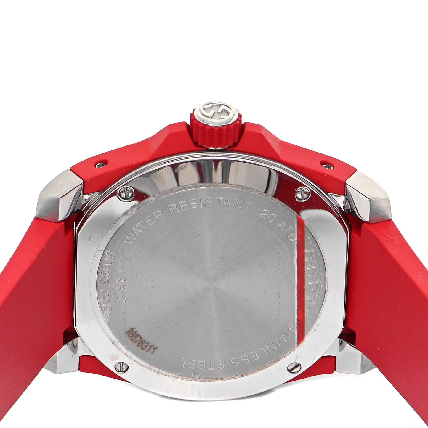 Stainless Steel Rubber 40mm Dive Tiger Quartz Watch Red