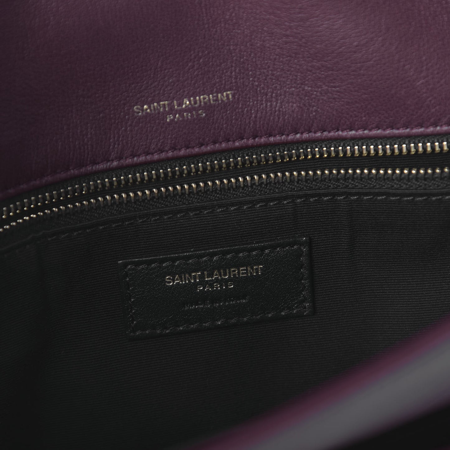 Lambskin Matelasse Monogram Medium Niki Chain Satchel Burgundy