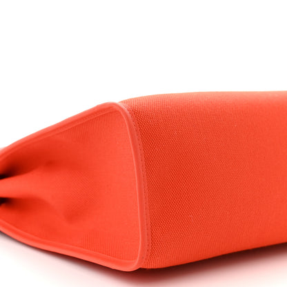 Hermes Vache Hunter Toile Herbag Zip 31 Capucine 10 of 12