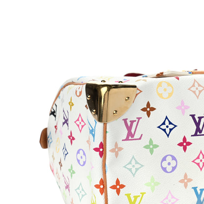 Louis Vuitton Monogram Multicolor Speedy 30 White 8 of 23
