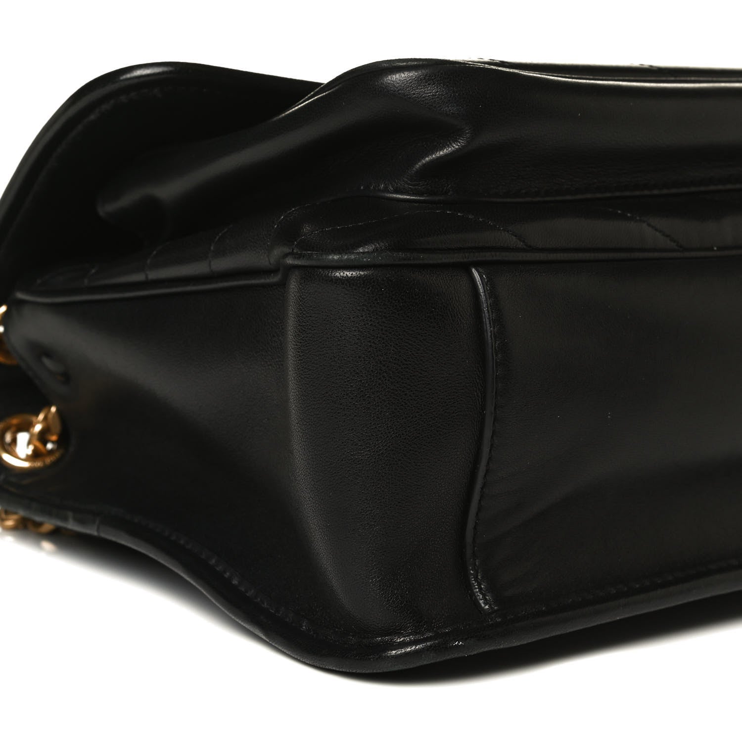 Saint Laurent Lambskin Matelasse Monogram Medium Niki Chain Satchel Black 16 of 33