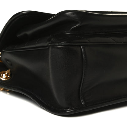 Saint Laurent Lambskin Matelasse Monogram Medium Niki Chain Satchel Black 16 of 33
