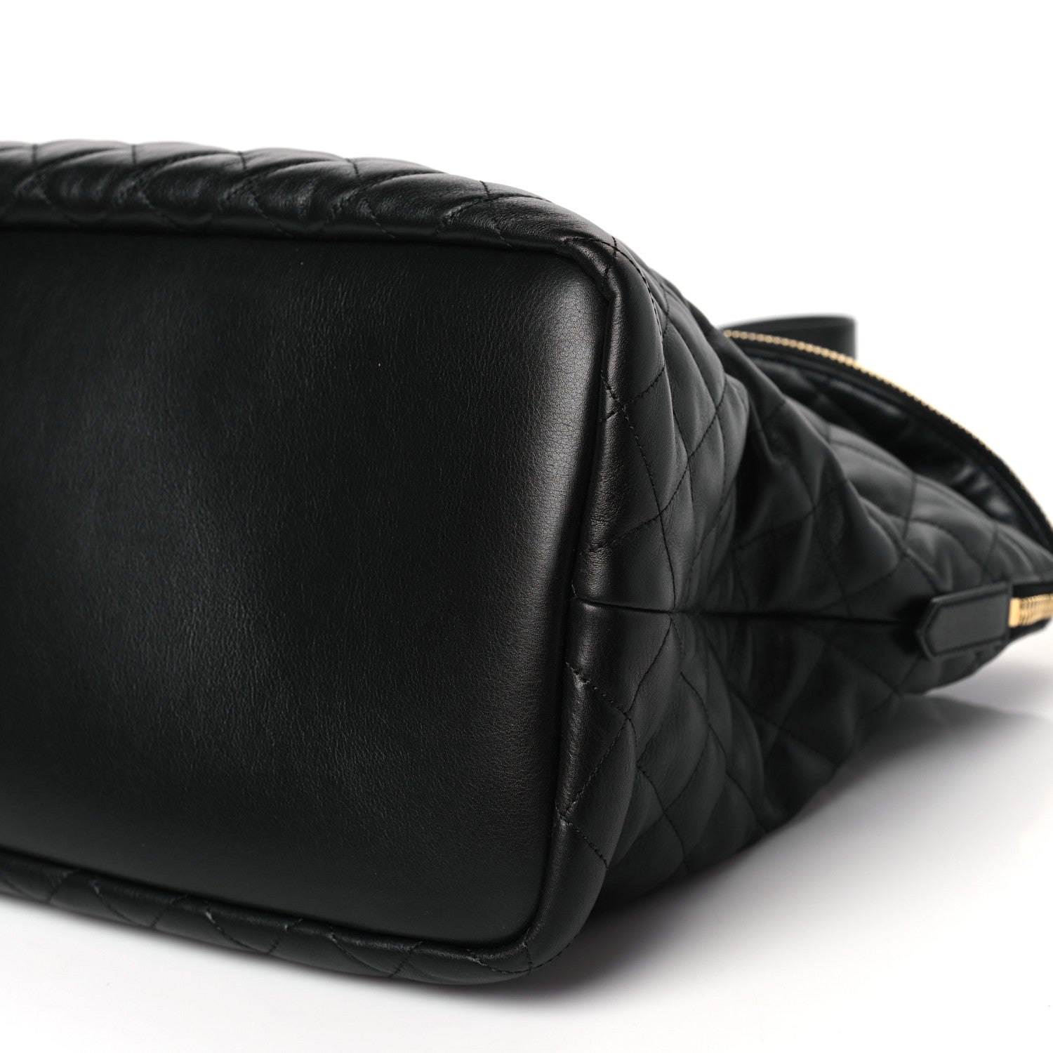 Saint Laurent Calfskin Quilted ES Giant Travel Bag Black 9 of 9