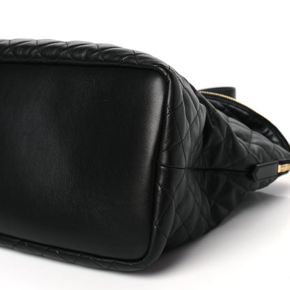 Saint Laurent Calfskin Quilted ES Giant Travel Bag Black 9 of 9