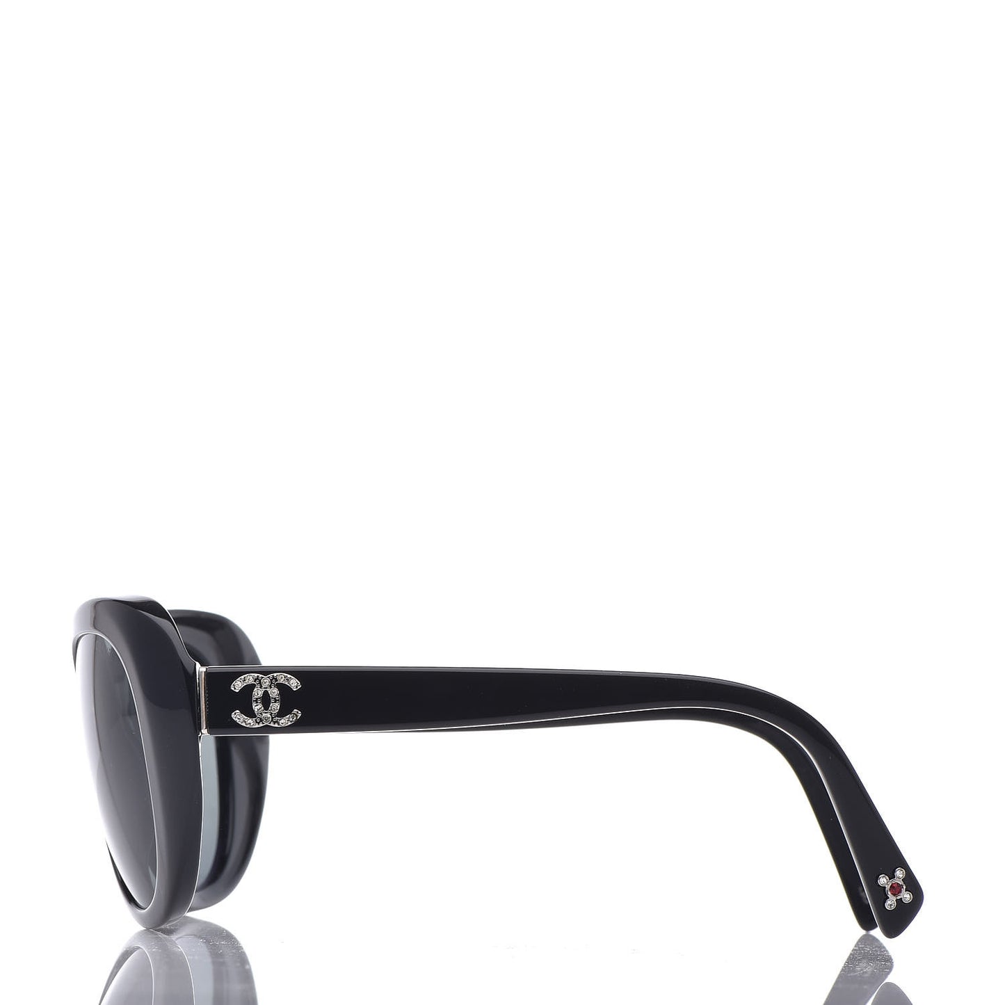 Crystal CC Sunglasses 5151-B Black