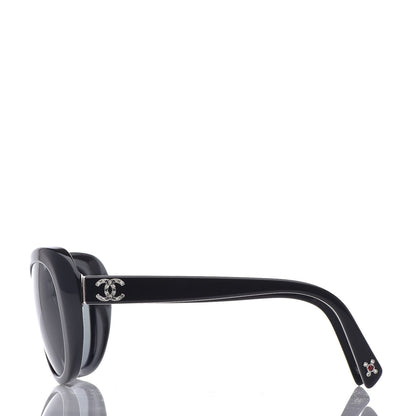 Chanel Crystal CC Sunglasses 5151-B Black 3 of 7