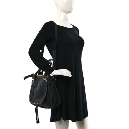 Chloe Calfskin Medium Marcie Satchel Black 2 of 8