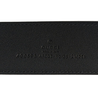 Gucci Calfskin Double G 40mm Belt 90 36 Black 5 of 6