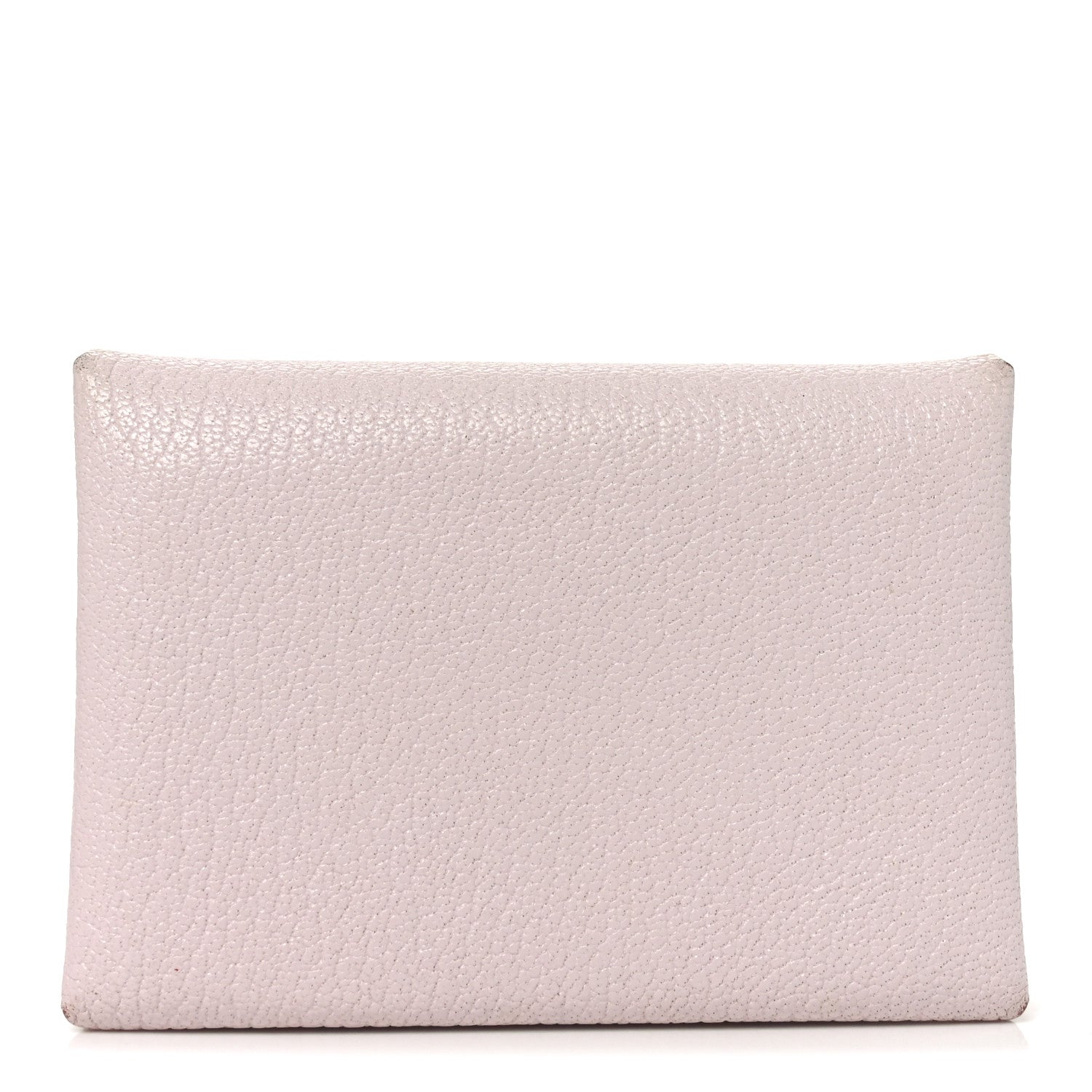 Hermes Chevre Mysore Calvi Duo Card Case Mauve Pale 1 of 8