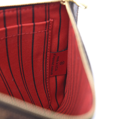 Louis Vuitton Damier Ebene Neverfull MM GM Pochette 6 of 7