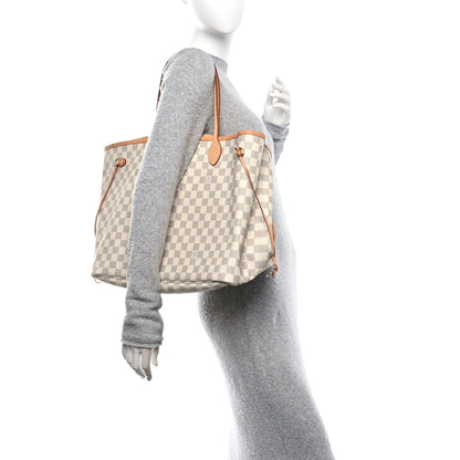Louis Vuitton Damier Azur Neo Neverfull GM Rose Ballerine 2 of 10