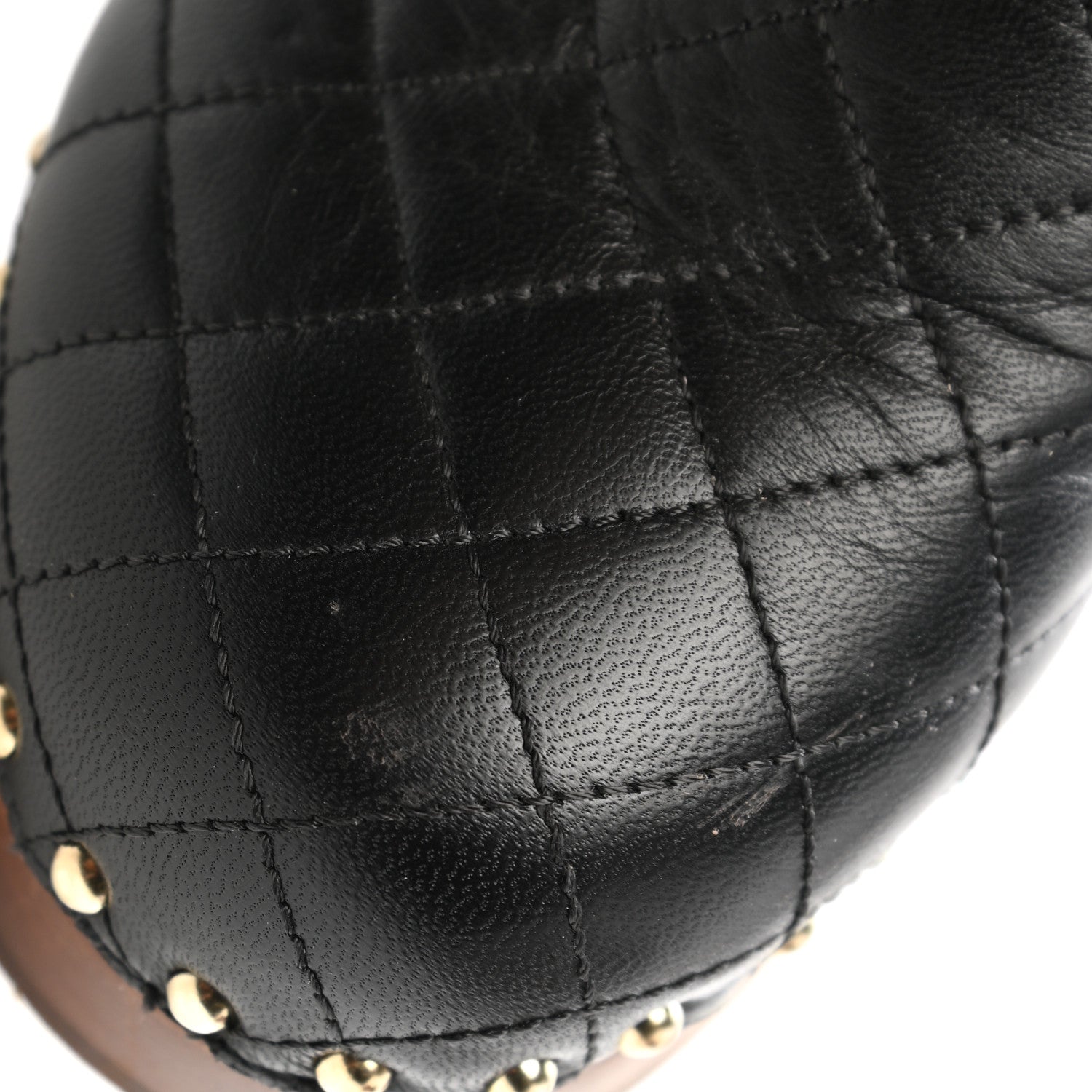 Chanel Lambskin Quilted Chain Clog Mules 38 Black 10 of 15