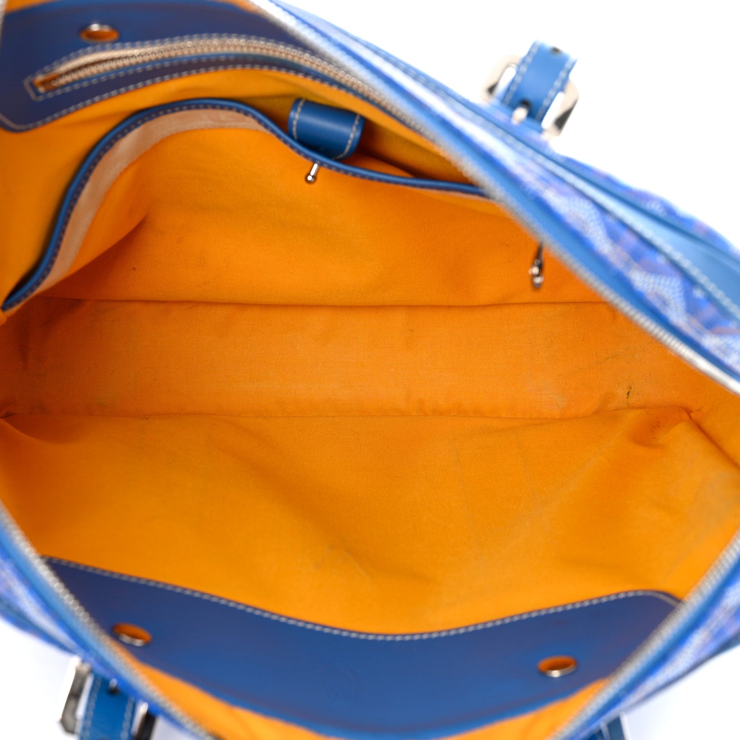 Goyardine Ambassade PM Briefcase Sky Blue