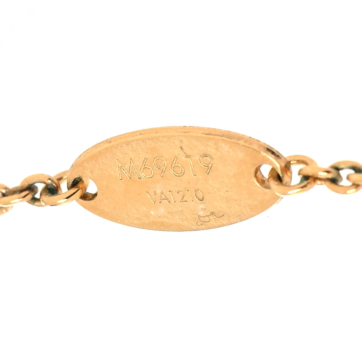 Louis Vuitton My LV Affair Necklace Gold 6 of 6