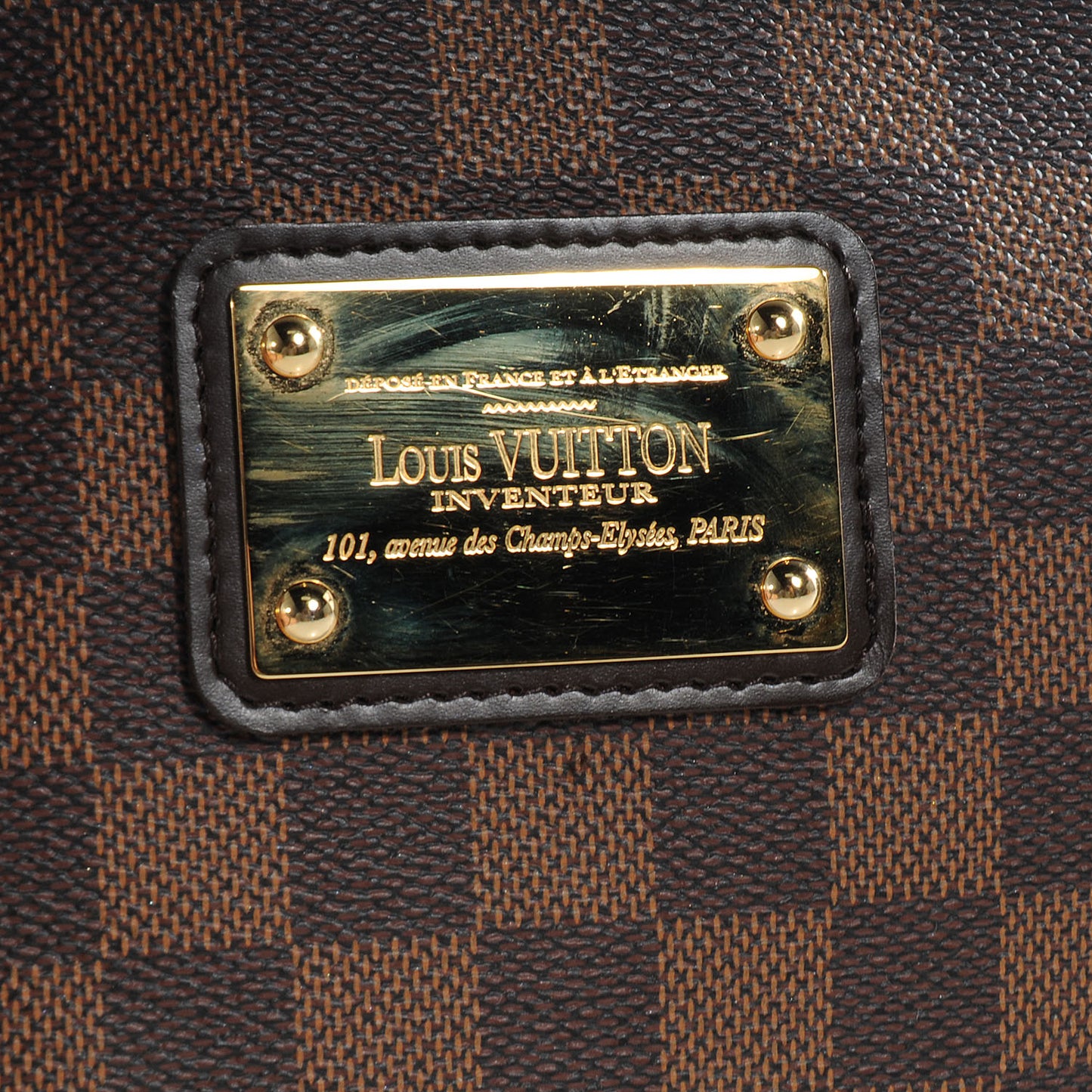 Damier Ebene Eva Clutch
