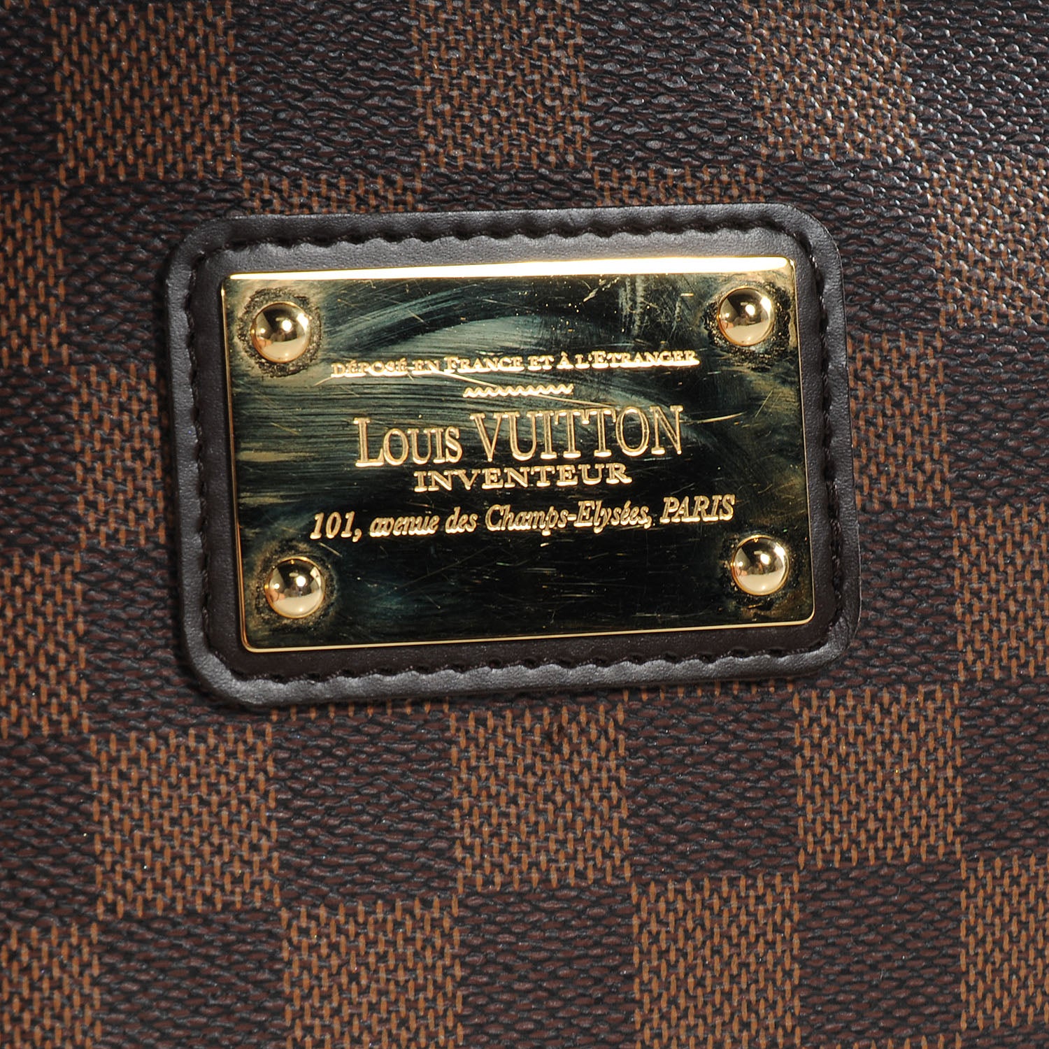 Louis Vuitton Damier Ebene Eva Clutch 6 of 8