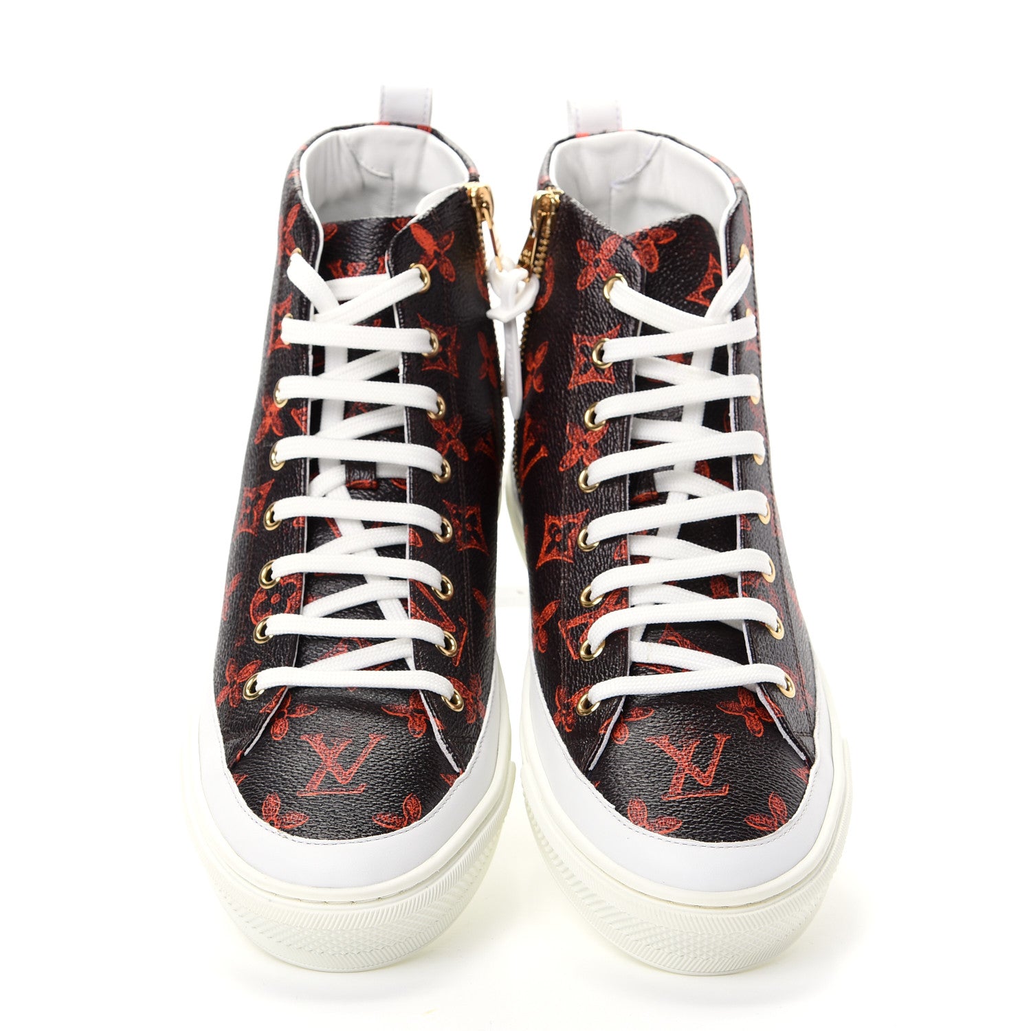 Louis Vuitton Catogram Stellar Sneaker Boots 39 Marron 5 of 9