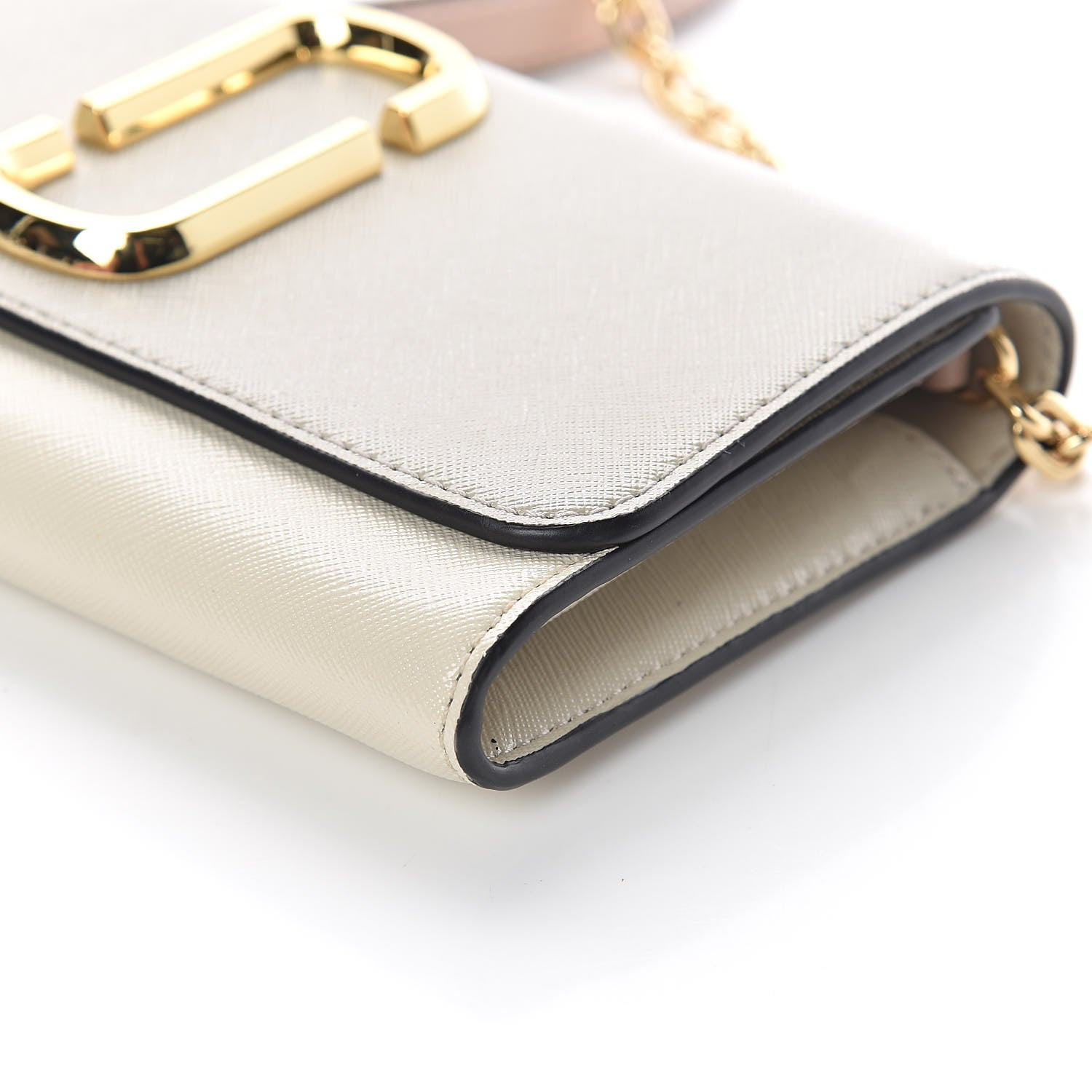 Marc Jacobs Saffino Snapshot Wallet on Chain Light Slate 8 of 9