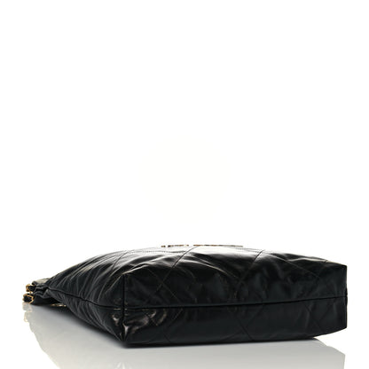 Chanel Shiny Calfskin Quilted Small Chanel 22 Black 5 of 13
