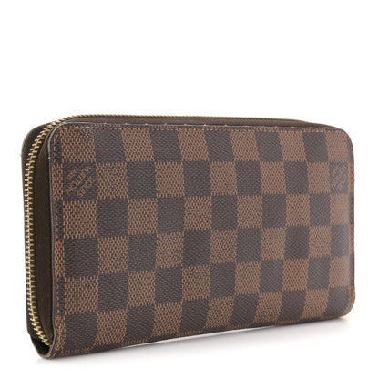 Louis Vuitton Damier Ebene Zippy Wallet 3 of 9