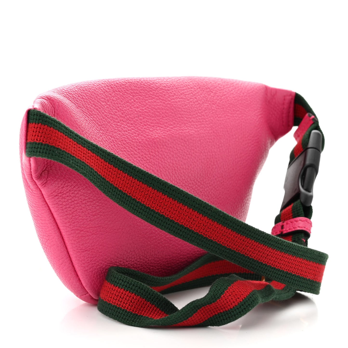 Grained Calfskin Small Logo Belt Bag Box Pink Green