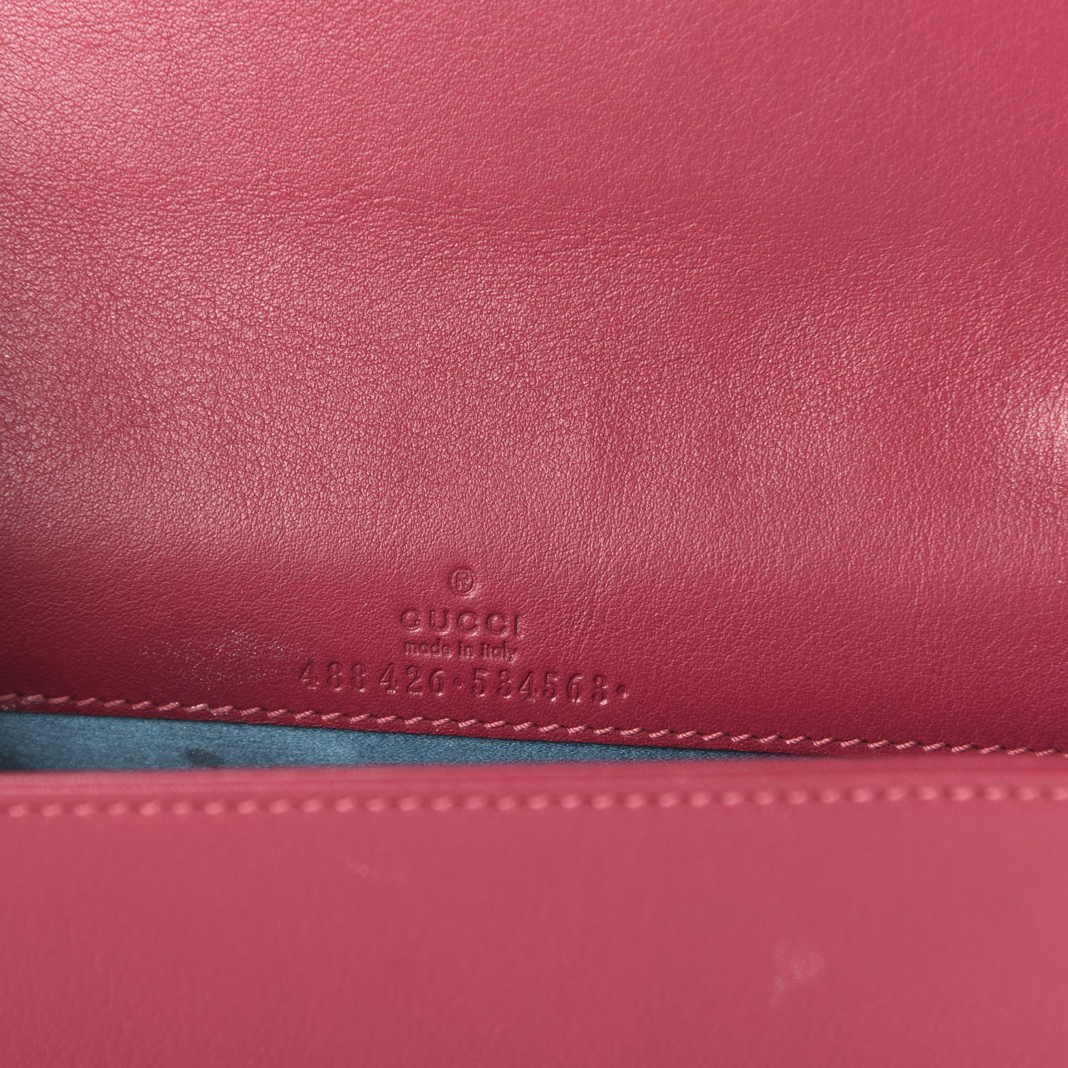 Gucci Velvet Matelasse Love Embroidered GG Marmont Mini Bag Light Raspberry Rose 8 of 11