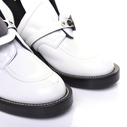 Balenciaga Brushed Calfskin Ceinture Ankle Boots 42 White 7 of 12