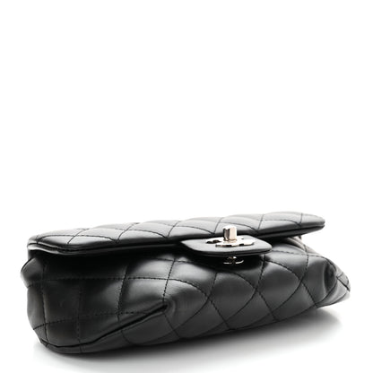 Chanel Calfskin Quilted CC Uniform Flap Belt Bag Black 4 of 11