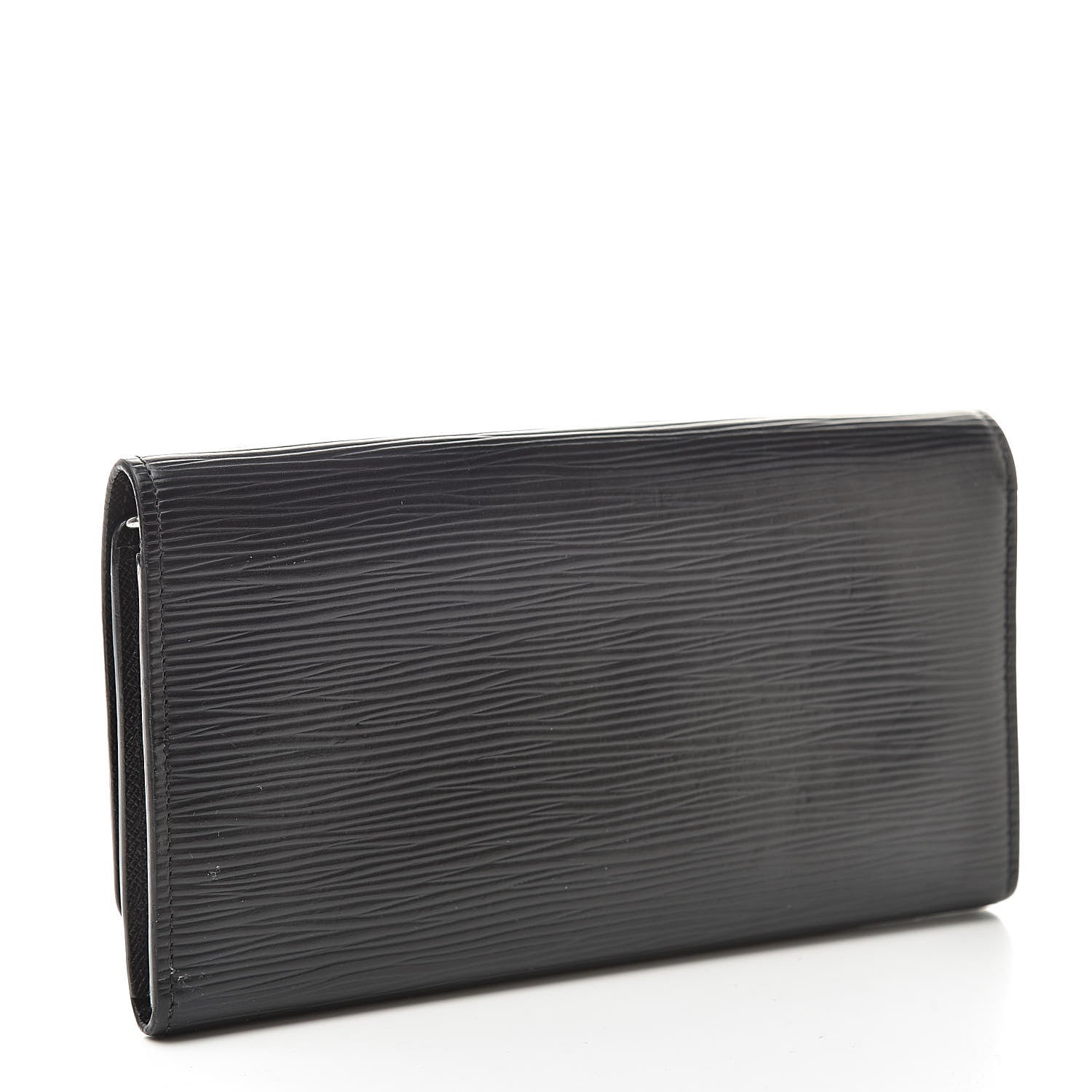 Louis Vuitton Epi Louise Wallet Black 3 of 13