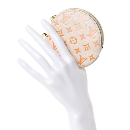 Louis Vuitton Empreinte By The Pool Trio Pouch Round Coin Purse Cream Saffron 2 of 7