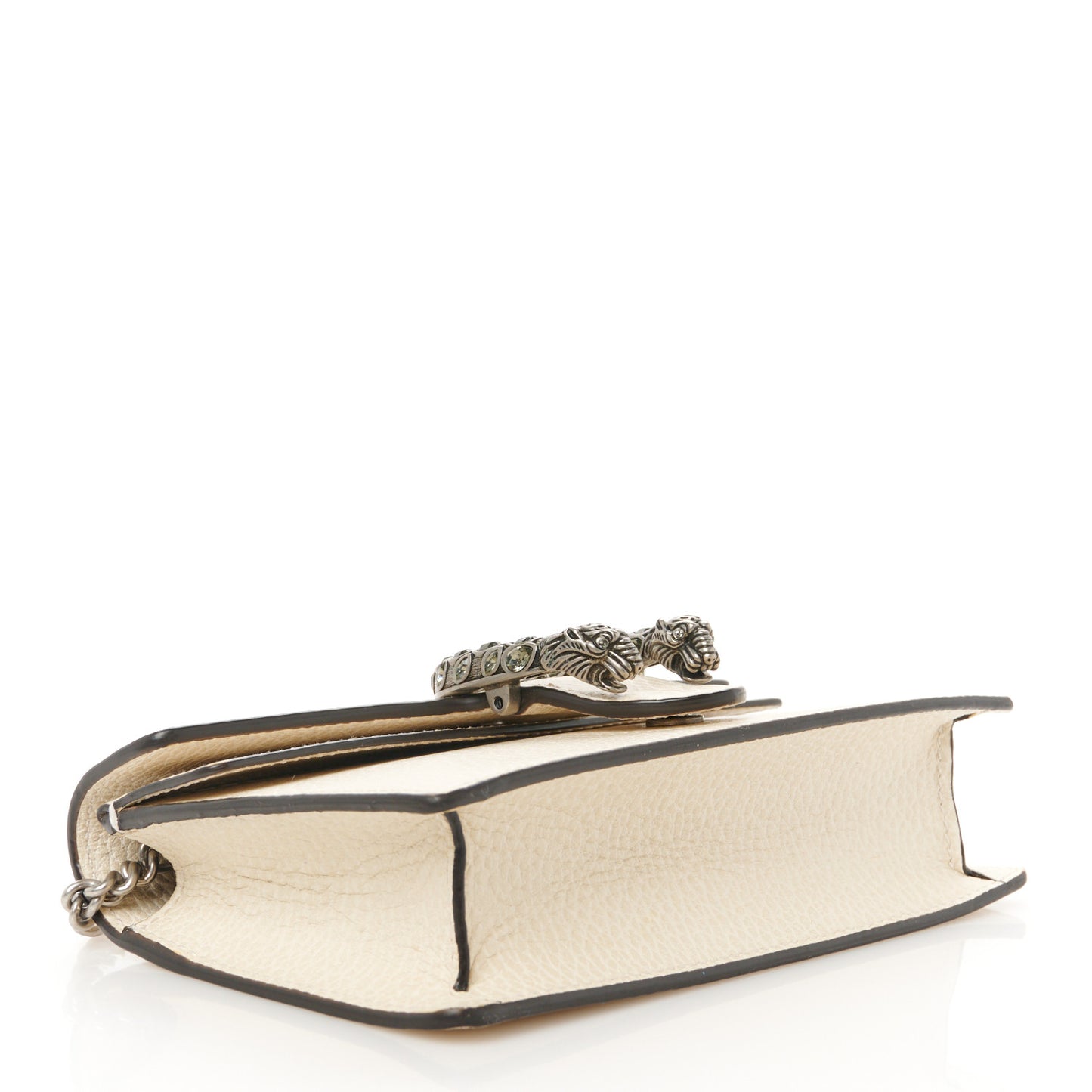 Dollar Calfskin Crystal Super Mini Dionysus Shoulder Bag Mystic White Black Diamond