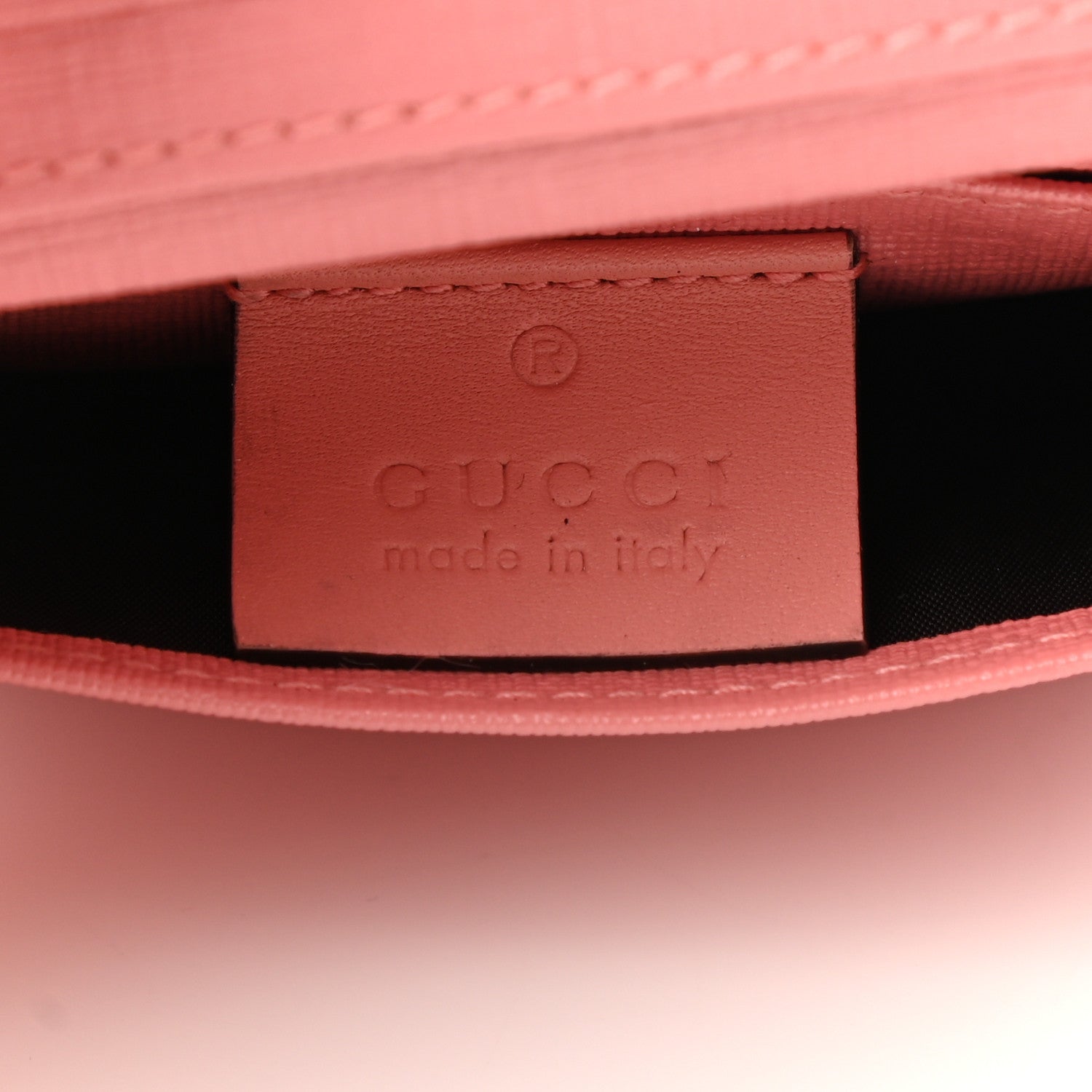 Gucci GG Supreme Monogram Face Embroidered Card Case Wallet Pink 6 of 8