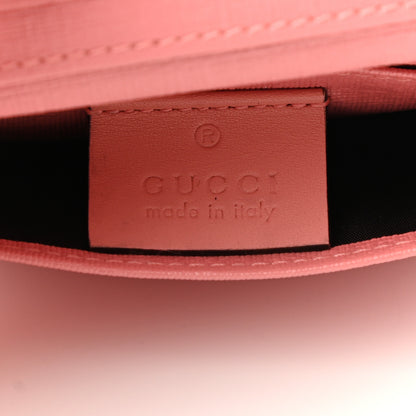 Gucci GG Supreme Monogram Face Embroidered Card Case Wallet Pink 6 of 8