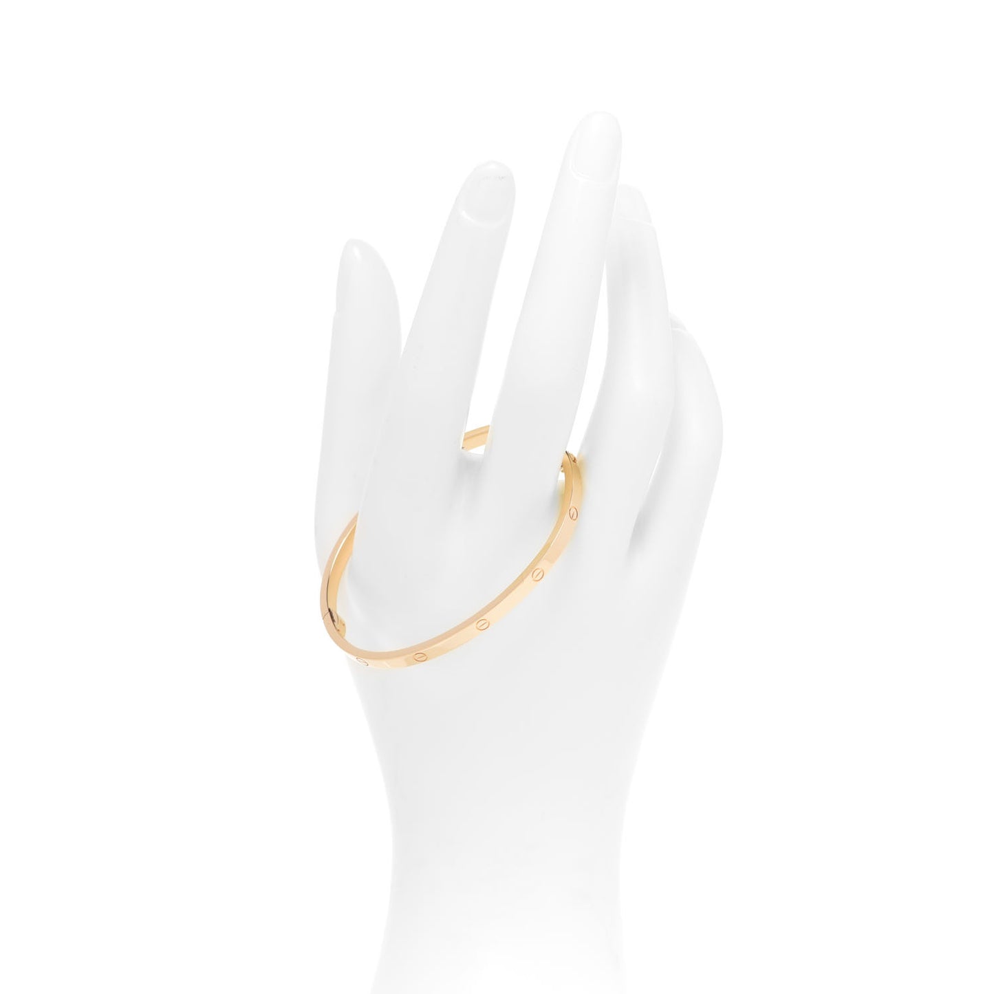 18K Yellow Gold Small LOVE Bracelet 17