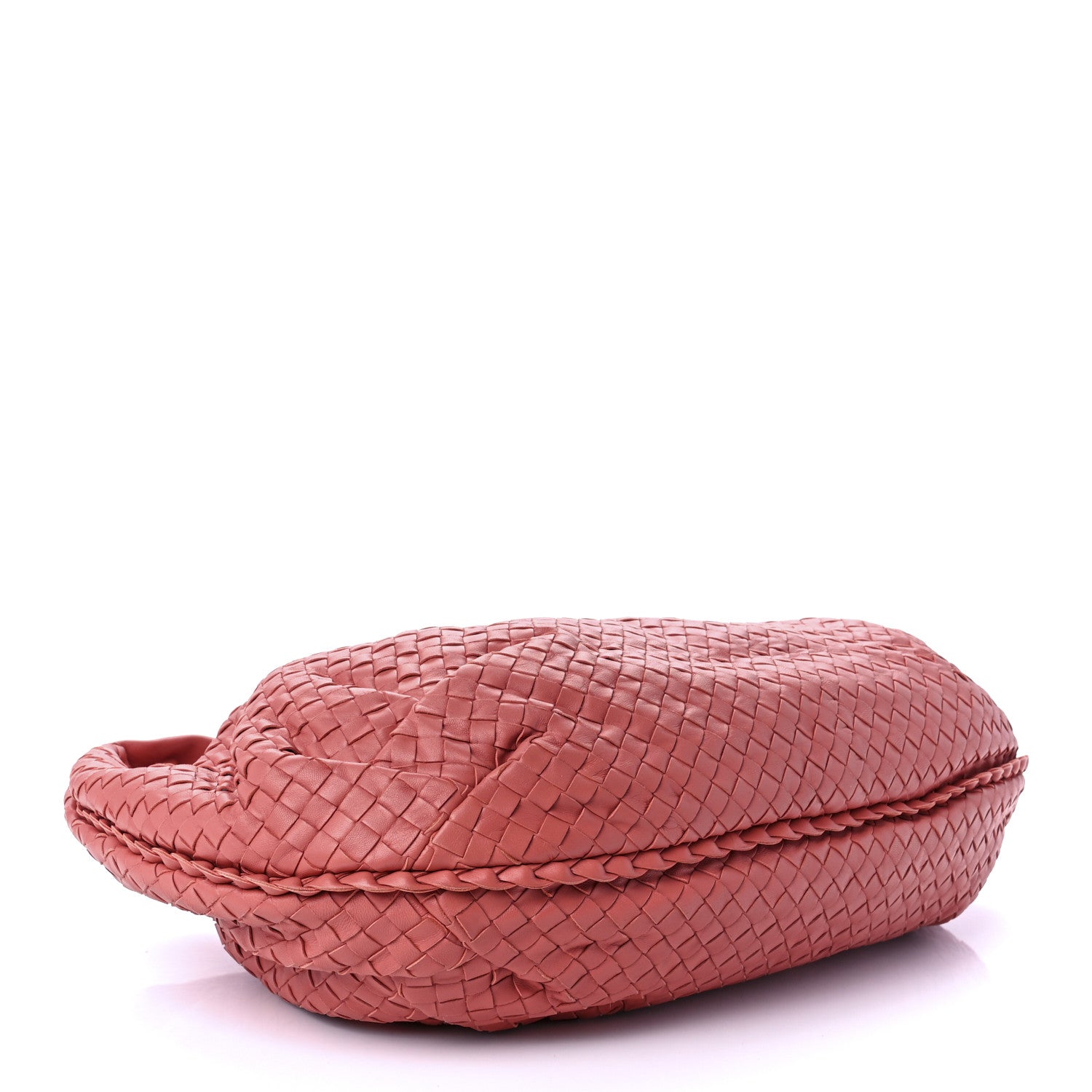 Bottega Veneta Nappa Intrecciato Medium Belly Veneta Hobo Corallo 3 of 9