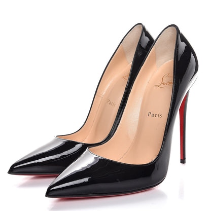 Christian Louboutin Patent So Kate 120 Pumps 39.5 Black 3 of 8